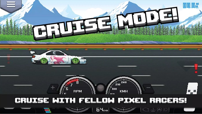 pixel car racer apk mod