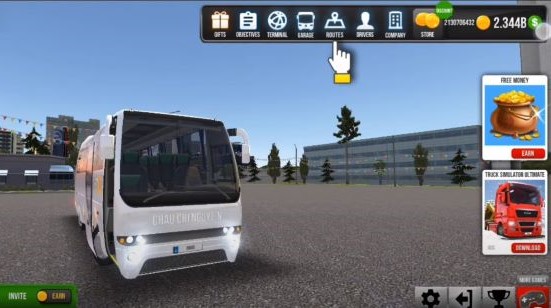 bus simulator mod 2b money