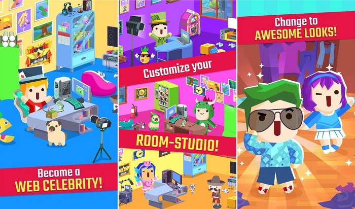 vlogger go viral mod apk free shopping