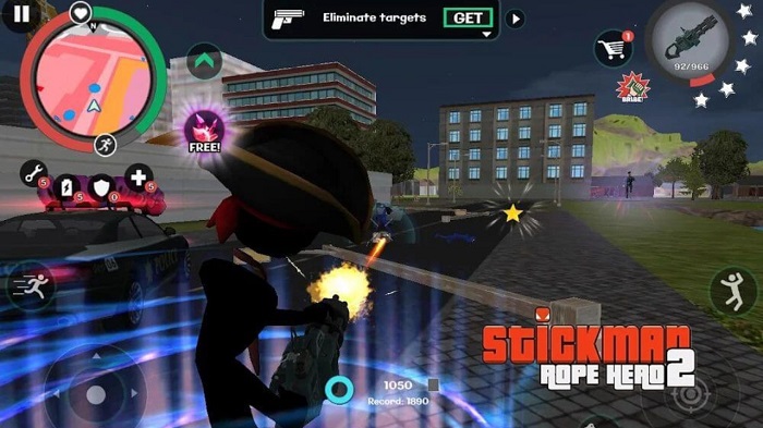 stickman rope hero 2 mod apk unlimited money and gems