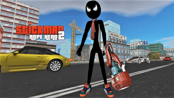 stickman rope hero 2 mod apk