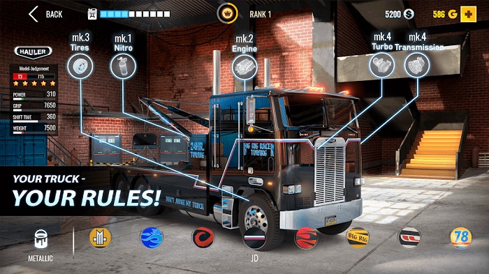 big rig racing mod