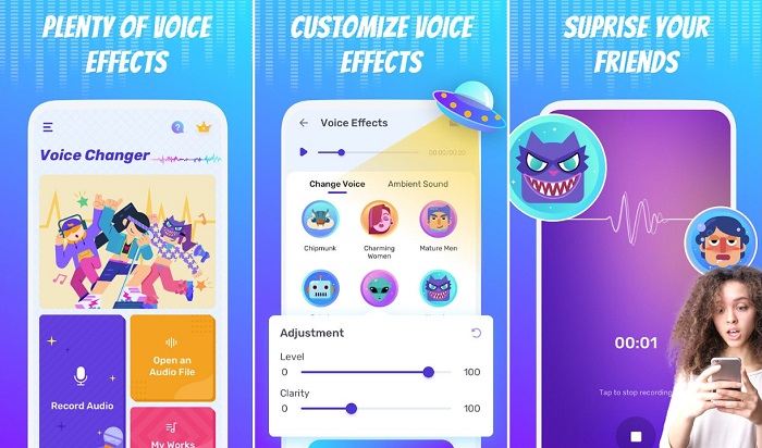 call voice changer mod apk