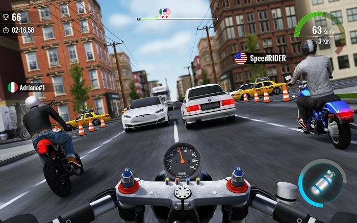 moto traffic race 2 apk mod