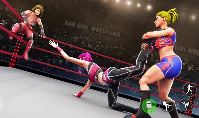 bad girls wrestling game