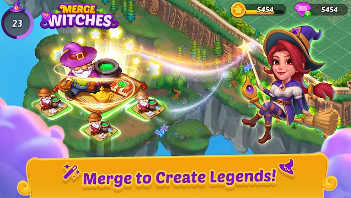 merge witches apk mod