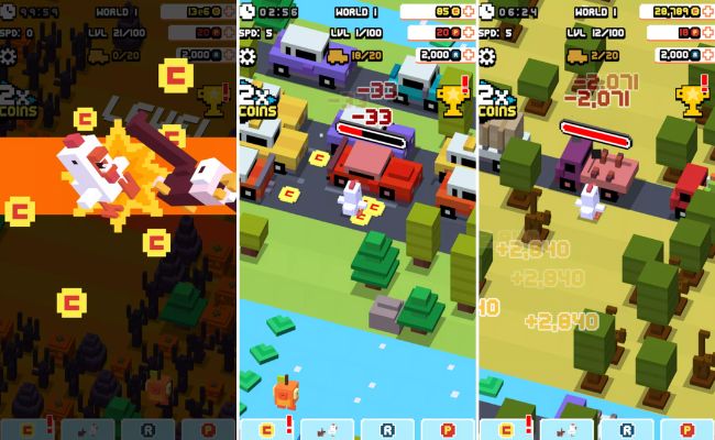 crossy road rage
